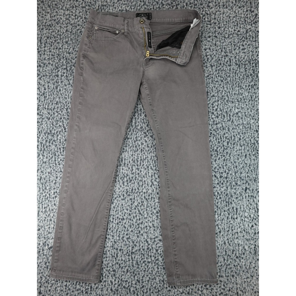 Lucky Brand 221 Straight Leg Pants Mens 32x32 Grey Cotton Stretch